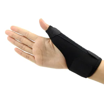 1 Х Медицинска гума за големите пръсти на ръцете Спика, поддържащ бандаж, стабилизатор на артрит, с Регулируема шина за палеца с подкрепата на китката