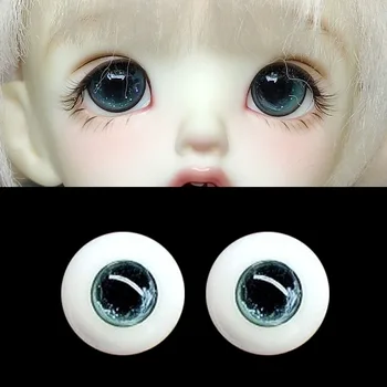 10/12/14/16/18 мм Куклени очи за 1/3 1/4 1/6 Кукли Bjd Ob11 Очната ябълка от Гипс от смола, Имитация на Стъклени Очи, Играчки за Момичета, Аксесоари за кукли