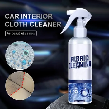 100 мл Средства за почистване на тъкани интериора на колата, многофункционално почистващо средство, спрей, не съдържа вода, препарат за почистване на арматурното табло на автомобила