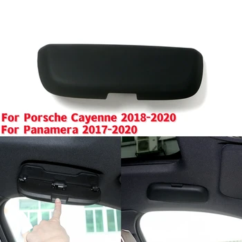 1бр Водачът на Колата Слънчеви Очила Скоростна Притежателя Кутия За Съхранение на Очила за Porsche Cayenne 2018-2020/за Panamera 2017-2020