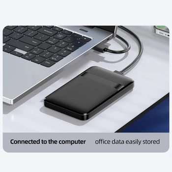 2.5-Инчов Мобилен твърд диск Case 5/6 Gbit/с, Корпус твърдотелно устройство, Безплатна Поддръжка UASP + ТАПИЦЕРИЯ, Двойно протокол, Преносими устройства за съхранение