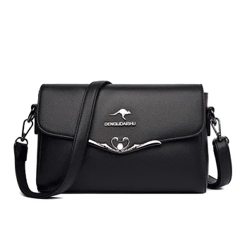 2023 Нова Дамска чанта Нова чанта през рамо 2023 Модерна чанта през рамо Дамски чанта от мека кожа Универсална малка квадратна чанта