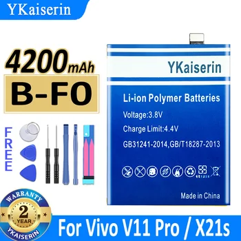 4200 mah YKaiserin Батерията B-F0 BF0 За Vivo V11 Pro V11Pro/X21s 1804 1806 1814 PD1813F_EX Батерии за мобилни телефони