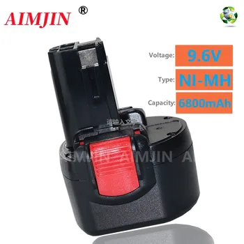 9,6 В 6800 mah Ni-MH Акумулаторна батерия За електроинструменти на Bosch PSR 960 BH984 BAT048 BAT119