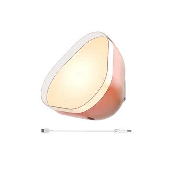 Bluetooth е Умен настолна лампа нощна лампа RGB Музикален ритъм лека нощ е Съвместим с домашни модел нощни лампи