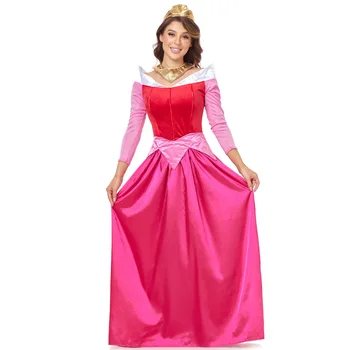 Cosplay Спящата красавица Аврора, костюм на принцеса за възрастни
