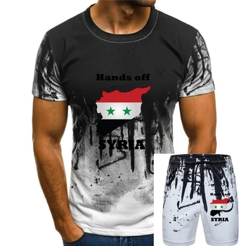 Hands fuori Syria Siria Pace No Guerra contro la Nina T-Shirt Tutte le Taglie