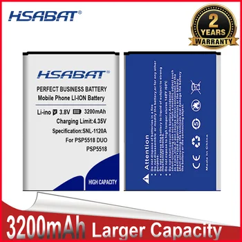 HSABAT 0 Цикъл 3200 ма PSP5518 Батерия за Prestigio Muze X5 Lte Оборудване за PSP 5518 PSP5518 DUO Висококачествен Взаимозаменяеми Батерия за телефона