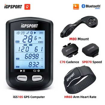 IGPSPORT IGS10 IGS10S GPS Велокомпьютер под Наем Безжичен Хронометър Велосипеден Километража Водоустойчив Сензор за сърдечната честота Ant
