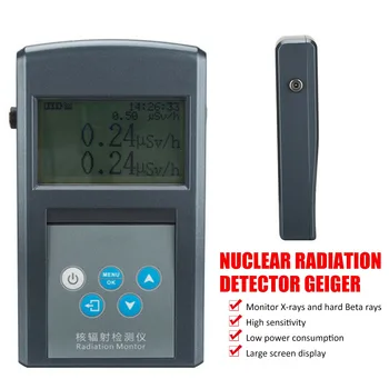 JF0293B-36 LCD дисплей Детектор ядрена радиация Тестер радиоактивност Брояч на Гайгер Бета-рентгенов гама-дозиметър