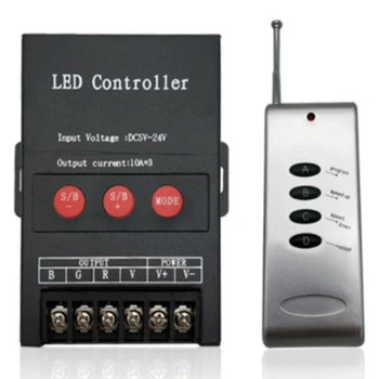 Led контролер 30A с IR дистанционно голяма мощност 360 W BT-контролер за RGB подсветка DC5-24V