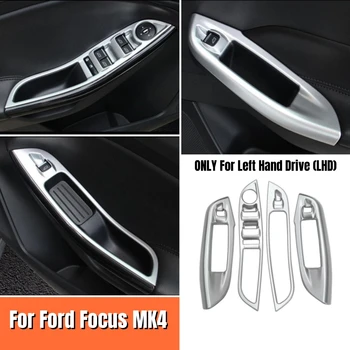 LHD！За Ford Focus 4 MK4 2015 2016 2017 Автомобилна врата, прозорец, стъкло, ключ за управление на подем, панел, на финала, ABS мат, аксесоари за подреждане
