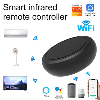 Sasha WiFi IR дистанционно за климатик, телевизор, приложение Smart Life, универсално инфрачервено дистанционно управление, работи с Алекса Google Home