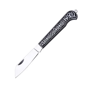 Swayboo От неръждаема стомана С остър нож, сгъваем нож, за къмпинг, за пътуване, джобен инструмент за почистване на плодове