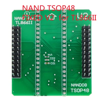 TSOP48 Програмист NAND ФИКСИРАНА Такса адаптер V2 за XGecu TL866II Plus SPI Flash Без съединител TSOP48 ZIF