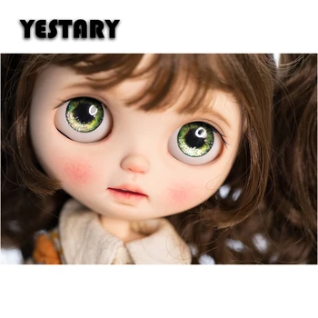 YESTARY BJD Кукла 14 мм, с Очите си-за 1/6 Кукла Blythe Ръчно изработени Аксесоари Limit Искрящ Цветен Стъклен Очна Чип За Момичета