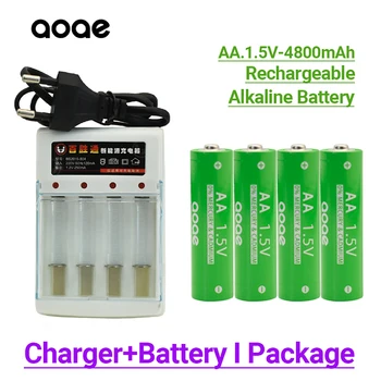 акумулаторна батерия aa 4800mAh1.5V aa battery подходящ за играчки дистанционни управления и други батерии pilha recarregavel aa pilas recarregables