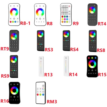 Безжично дистанционно управление на 2.4 G RGB/RGBW за RGB led подсветка за включване/изключване, за регулиране на цвят, с динамични промени, група раздяла