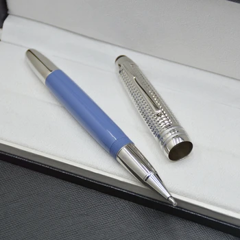 благородна синя и сребриста химикалка химикалка с валяк 149 MB/писалка, канцеларски материали за администрацията, луксозни химикалки за писане