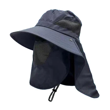 Градинска Риболовна шапка Солнцезащитная шапка с защита от uv цвят, широка шапка с клапа за лицето и шията за мъже и жени, Пешеходен туризъм, Риболов в открито