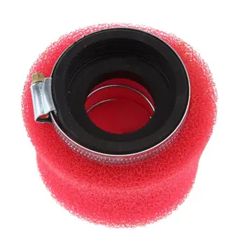 Гъба за пречистване на въздушния филтър за мотоциклети, червен детайл за атв (58 mm)