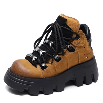 Дамски обувки, есен-зима 2023, Нови обувки на дебела подметка, Модерни обувки за надценени