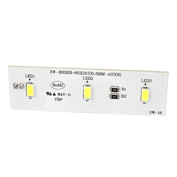 за Хладилника MAGIC Chef LED Light Board Подмяна на Модула Светодиодна лента за Хладилник ZBE2350HCA DC12V SWBX02B E7CB