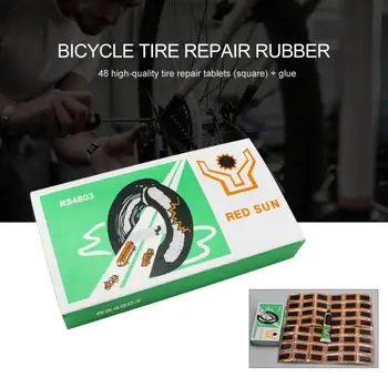 Комплект за ремонт на велосипедни гуми Набор от инструменти, Гумени пластира за пробиви Преносими инструменти за обслужване на пробиви на вътрешната тръба Безплатна доставка