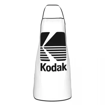 Логото на Kodak Photography Кухненски Домакински Престилка от полиэстеровой филм за фотоапарат Ретро престилка за готвач, подарък Баристи
