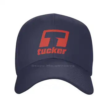 Модерен висококачествен деним, шапка с логото на Tucker Powersports, вязаная капачка, бейзболна шапка