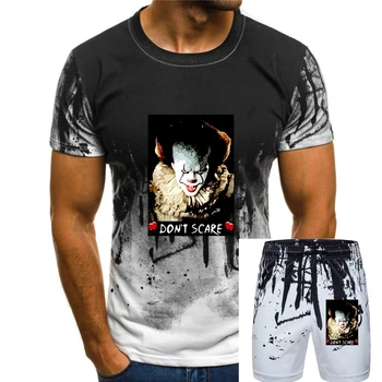 Мъжки t-shirt It се pennywise Clown, Филм на ужасите на Стивън Кинг, Модерна черна тениска S-4XL, новост, тениска за жени