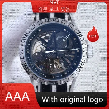 Мъжки часовник NF 904l Автоматични механични часовници е от неръждаема стомана 46 мм-RJ