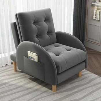 Мързеливи Сгъваеми Столове за всекидневна, стол-шезлонг и Столове за дневна, Дизайнерски мебели Muebles Hogar, Спалня MZY