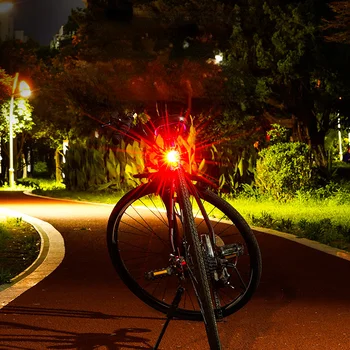 Нов велосипед МТВ Light buttonbattery, plug-in hybrid Велосипеден шлем, Фаровете, Водоустойчив Мотор фаровете, задна светлина, фенер