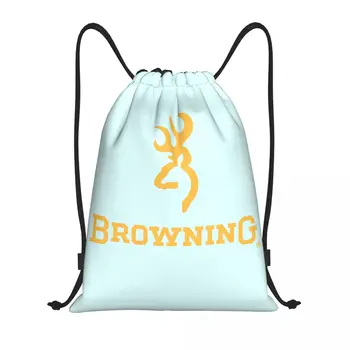 Обичай Раница на съвсем малък с логото на Browning, Чанти за жени и мъже, Лека спортна раница за фитнес, чанти за пътуване