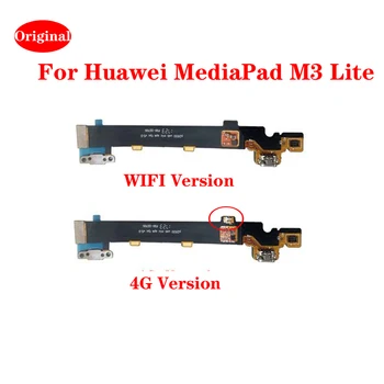Оригинален За Huawei MediaPad M3 Lite 10,1 Инча BAH-AL00 W09 USB Порт За Зареждане на Док Конектор Микрофонного Сензор Гъвкав Кабел, резервни Части За Ремонт на
