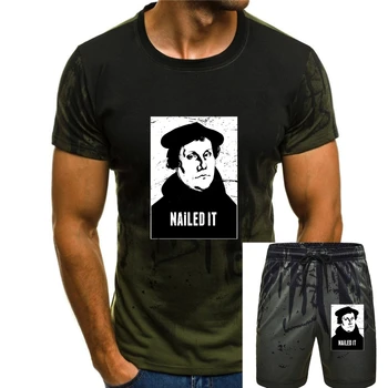 Персонални Мъжки Тениски с Кръгло Деколте и Къс Ръкав Протестантската Реформация 