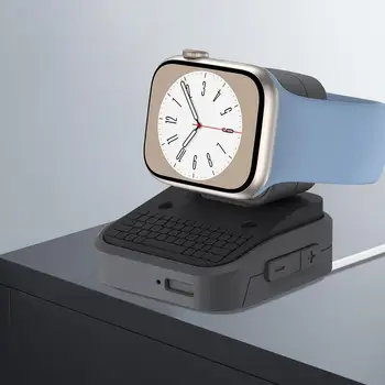Поставка за зареждане, държач за часа, определяне на формата на настолен компютър, противоскользящее, устойчиво на надраскване, пылезащитное за Apple Watch Series 8 7 6