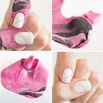 Продажба на едро, защитно покритие за ноктите, отклеивающаяся лента, защита от разливане, Креативна U-образна стикер на пръст, лак за нокти
