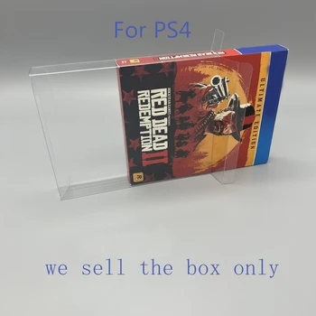 Прозрачна кутия за PS4 за Red Dead Redemption 2 Ultimate Edition Желязна кутия с Ограничена колекция Дисплей Кутия за съхранение