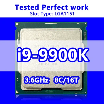 Процесор Core i9-9900K 8C/16T 16M Кеш 3,60 Ghz CPU SRELS LGA1151 за десктоп дънна платка с чип B365 Z390 Q370 H370 B360 Z370