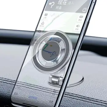 Сгъваем Магнитен засмукване кола за мобилния си телефон, навигация в кола, Фиксирана поддържаща рамка за тип магнит като всмукване на плоча