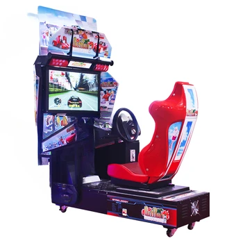 Симулатор на състезателни автомобили с монетоприемником Outrun, видео-игра за гейм зоната