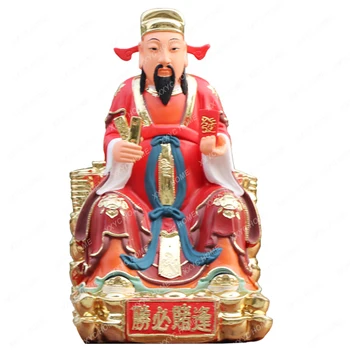 Статуята на играча Хан Синя, Щастливо украса на Залата, Махджонг, Статуя на Бог на богатството на Играча, Статуя на Буда