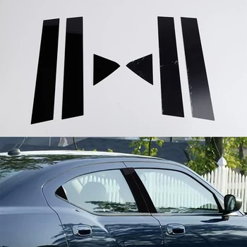 Стикери за декорация, стелажи прозореца на колата за Dodge Charger 2006-2010, аксесоари за външния автостайлинга