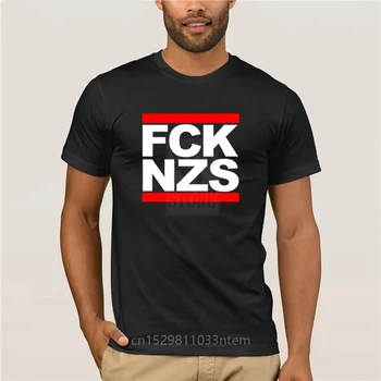 Тениска FCK NZS ежедневни свободна лятна тениска с кръгло деколте за мъже