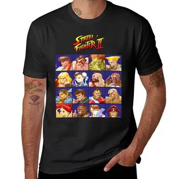 Тениска с избрания от вас герой на Street Fighter II, эстетичная дрехи, бързосъхнеща тениска, тениски с графичен дизайн, тениски за мъже, памучни