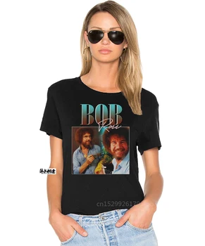 Тениска с изображение на Боб Рос, мъжки модни тениска