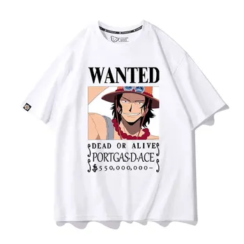 Тениски с Японския Аниме, Памучни блузи Harajuku, мъжка лятна градинска облекло, Риза Оверсайз, Графичен случайни тенденция, къси ръкави, Модни тениски