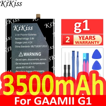 Мощна батерия KiKiss с капацитет от 3500 mah g1 за GAAMII G1 Bateria